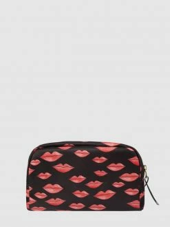 WOUF Kosmetiktasche Mit Allover-Muster Modell 'Beso' - Schwarz -Gales-Shop 98q42ki48dakej26a52jgja68953eci1adb54k2574r4klij750kkdid719jaji1a1a4gka1ad94aea474o3ce9n6lijic3168q68e1kclgmcohl60q3gphm65i6cc1h6tgj2c0