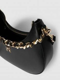 Tommy Hilfiger Handtasche Mit Label-Detail Modell 'CHIC' - Schwarz -Gales-Shop 98sjchib8cp36i2584qj0k24a164cla48or4uk1ga9a3ghhp84o48iil9t352d228965clhg94s3ih2c90o38eb1copj8dpl64qj6d9k6ksm4e1o74qjecpp6dj3edpg68s36o8