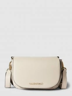 VALENTINO BAGS Umhängetasche Mit Label-Detail In Metallic Modell 'AREPA' - Rot