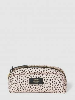 WOUF Kosmetiktasche Mit Animal-Print Modell 'Wild Small Beauty' - Sand
