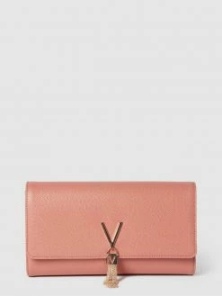 VALENTINO BAGS Clutch Mit Strukturmuster In Metallic Modell 'DIVINA' - Altrosa
