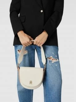 Tommy Hilfiger Saddle Bag Mit Label-Applikation - Weiß