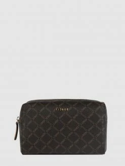 L.Credi Kosmetiktasche Mit Logo-Muster - Mittelbraun