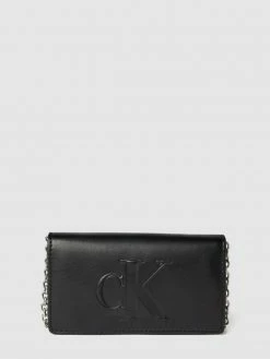 Calvin Klein Jeans Clutch Mit Label-Detail - Schwarz