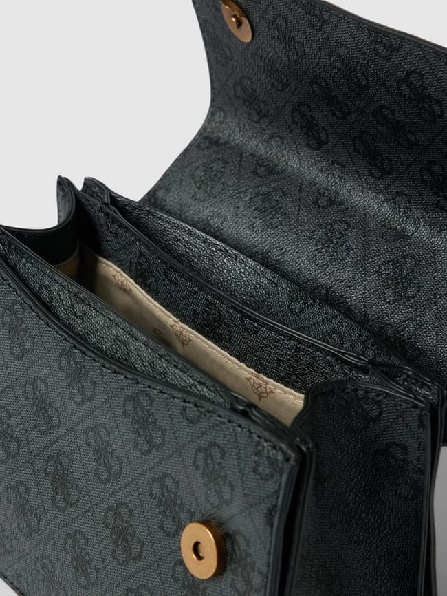 Guess Umhängetasche Mit Allover-Muster Modell 'ALEXIE' - Schwarz 4 Guess Umhängetasche Mit Allover-Muster Modell 'ALEXIE' - Schwarz – Bild 4