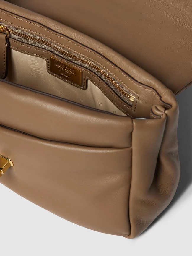 Lauren Ralph Lauren Umhängetasche Aus Leder Mit Steppnähten Modell 'SOPHEE' - Taupe 4 Lauren Ralph Lauren Umhängetasche Aus Leder Mit Steppnähten Modell 'SOPHEE' - Taupe – Bild 4