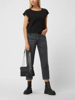 ARMANI EXCHANGE Crossbody Bag In Leder-Optik - Schwarz