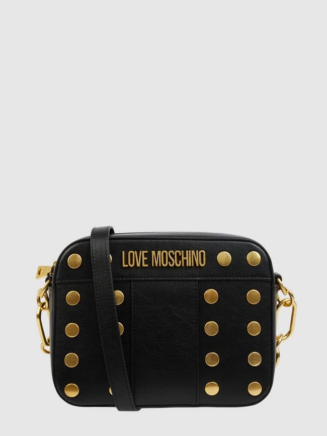 Love Moschino Crossbody Bag In Leder-Optik Modell 'Nero' - Schwarz 1 Love Moschino Crossbody Bag In Leder-Optik Modell 'Nero' - Schwarz