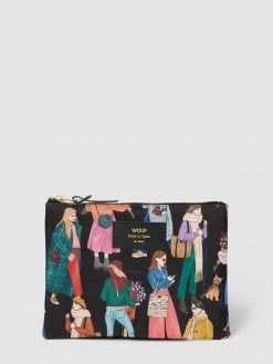 Gales-Shop 3 WOUF Kosmetiktasche Mit Allover-Muster Modell 'GIRLS' - Schwarz