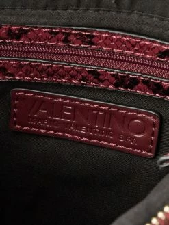 VALENTINO BAGS Saddle Bag Mit Schlangenmuster Modell 'Cedar' - Bordeaux Rot -Gales-Shop 9t13ghi48p5kmc9lap1k8ki8950kmci9ad7jigqd8dak4c9k65aj8eac68q4gga3a52jgcqh915jac28953j2d366dijadj3ccpjcphk69h6ae1gcgpj8dj56cs30d336dh6aco