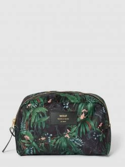 WOUF Kosmetiktasche Mit Allover-Print Modell 'Janne Big Beauty' - Schwarz