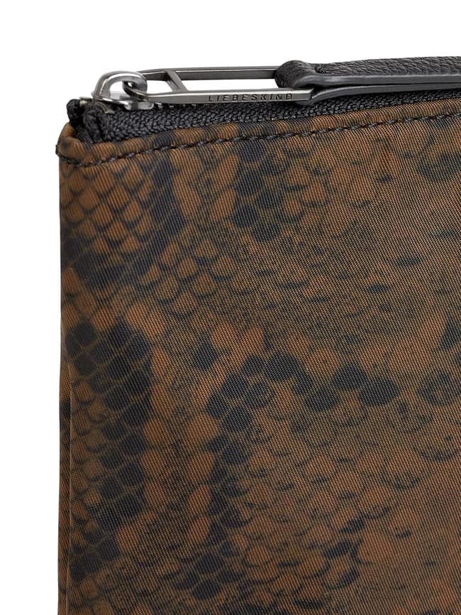 Liebeskind Berlin Kosmetiktasche Mit Schlangenmuster - Dunkelbraun 4 Liebeskind Berlin Kosmetiktasche Mit Schlangenmuster - Dunkelbraun – Bild 4