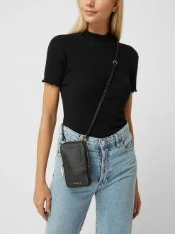 Coccinelle Handytasche Aus Leder - Schwarz