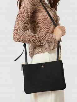 Lauren Ralph Lauren Umhängetasche Mit Label-Detail Modell 'CARTER' - Schwarz