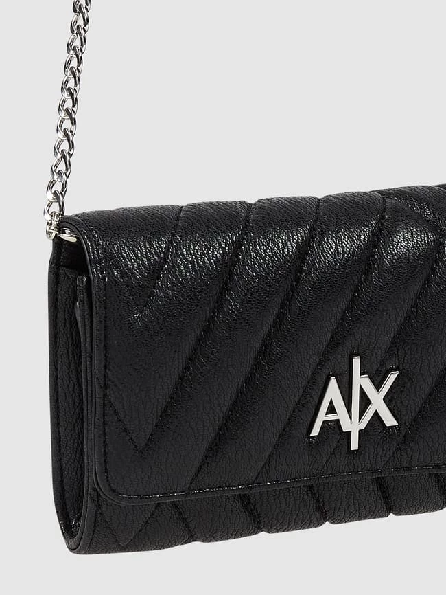 ARMANI EXCHANGE Crossbody Bag Mit Steppnähten - Schwarz 4 ARMANI EXCHANGE Crossbody Bag Mit Steppnähten - Schwarz – Bild 4