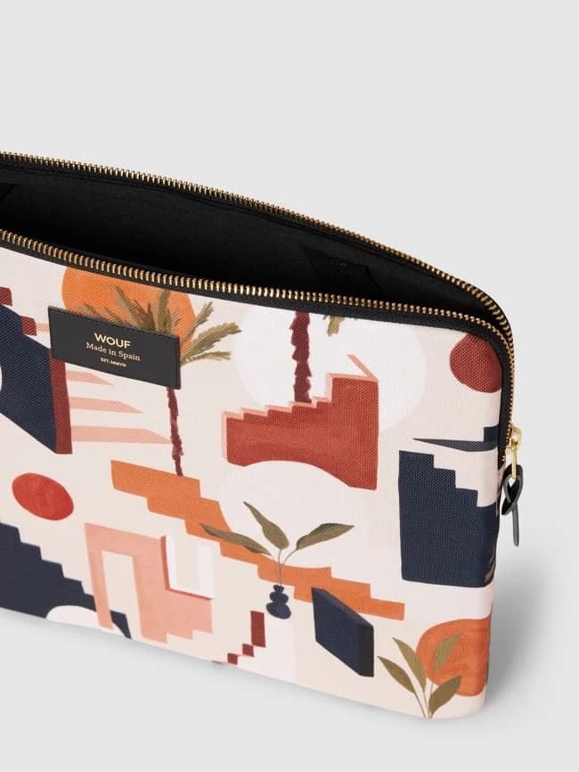 WOUF Laptoptasche Mit Allover-Muster Modell 'Eden' - Sand 3 WOUF Laptoptasche Mit Allover-Muster Modell 'Eden' - Sand – Bild 3