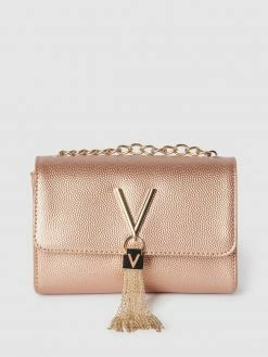 Gales-Shop 21 VALENTINO BAGS Umhängetasche In Leder-Optik Modell 'Divina' - ROSE GOLD