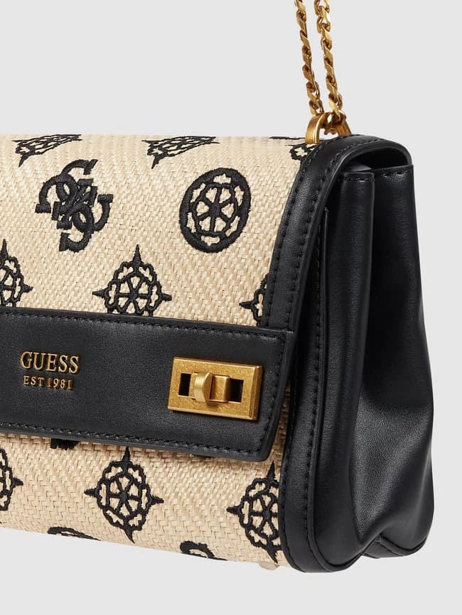 Guess Crossbody Bag Mit Logo-Muster Modell 'Katey' - Schwarz 3 Guess Crossbody Bag Mit Logo-Muster Modell 'Katey' - Schwarz – Bild 3