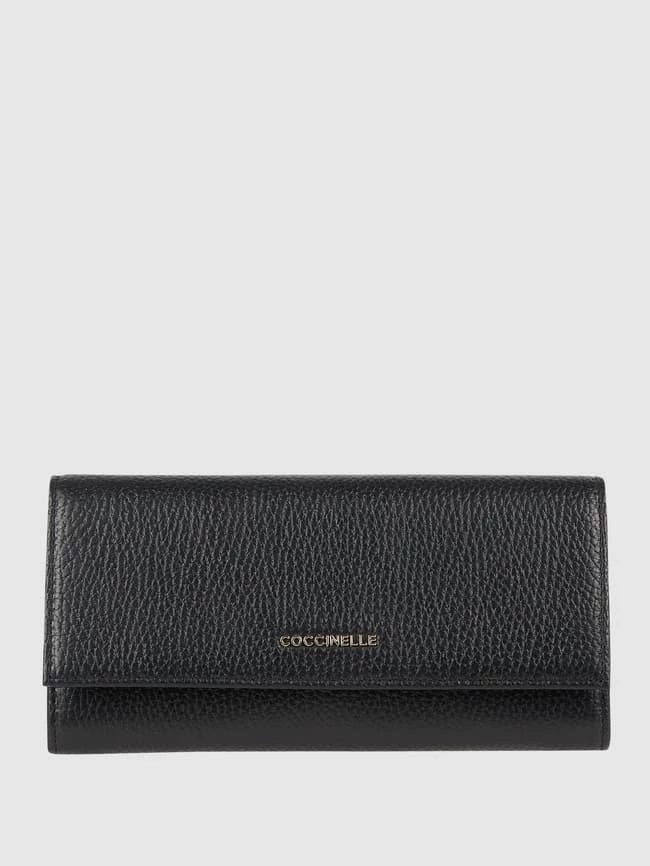 Coccinelle Portemonnaie In Leder-Optik - Schwarz 1 Coccinelle Portemonnaie In Leder-Optik - Schwarz