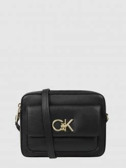 CK Calvin Klein Camera Bag In Leder-Optik - Schwarz