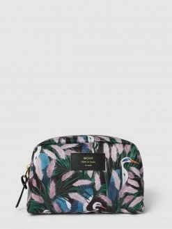 WOUF Kosmetiktasche Mit Allover-Muster Modell 'LUCY' - Schwarz