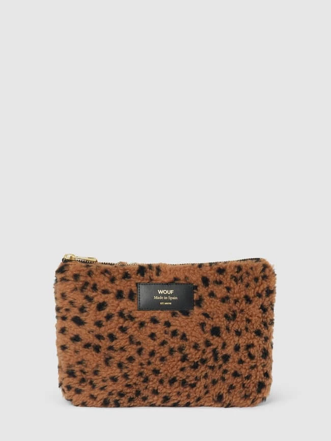 WOUF Kosmetiktasche Mit Animal-Print Modell 'Toffee' - Beige 1 WOUF Kosmetiktasche Mit Animal-Print Modell 'Toffee' - Beige