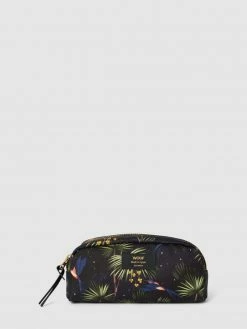 WOUF Kosmetiktasche Mit Allover-Muster Modell 'Paradise' - Marineblau