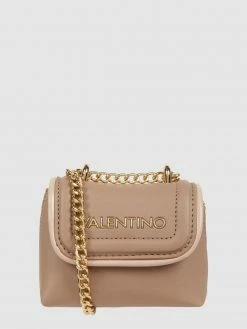 VALENTINO BAGS Crossbody Bag In Leder-Optik Modell 'Moss' - Sand