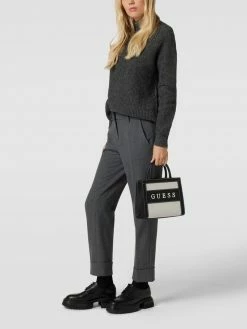 Guess Umhängetasche Mit Label-Print Modell 'MONIQUE MINI' - Schwarz