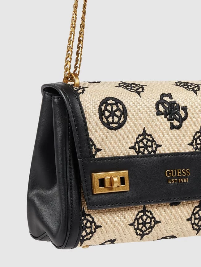 Guess Crossbody Bag Mit Logo-Muster Modell 'Katey' - Schwarz 5 Guess Crossbody Bag Mit Logo-Muster Modell 'Katey' - Schwarz – Bild 5