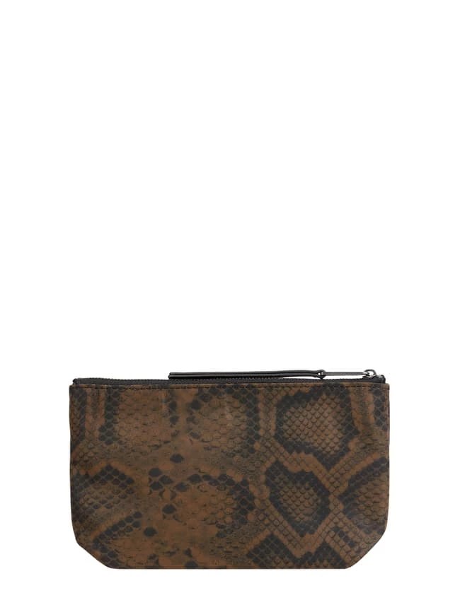 Liebeskind Berlin Kosmetiktasche Mit Schlangenmuster - Dunkelbraun 3 Liebeskind Berlin Kosmetiktasche Mit Schlangenmuster - Dunkelbraun – Bild 3